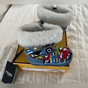 SOLD: Fendi Monster pre-walkers booties
